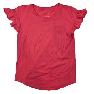 Kate Spade Pink Broome Street Ruffled Sleeve Blouse Women's Size Small